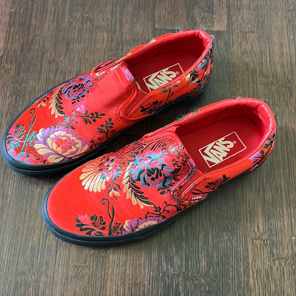 NWOT Vans Chinese New Year Slip Ons